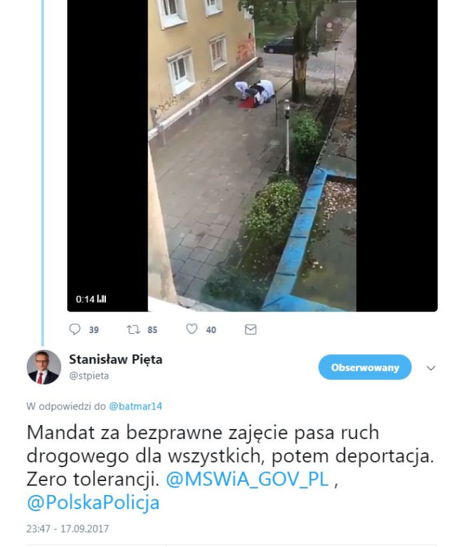 Pięta OSTRO: Mandat. ZERO tolerancji. DEPORTACJA