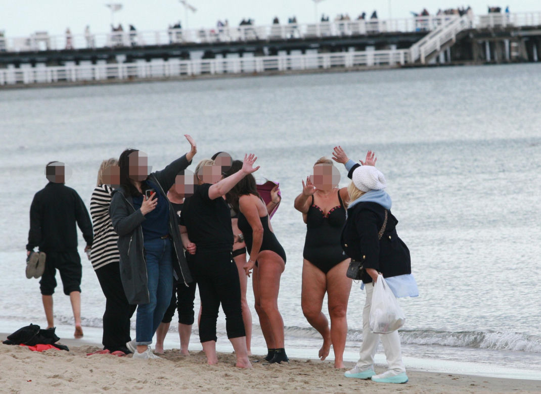 Morsy dorwały Joannę Kurowską na plaży