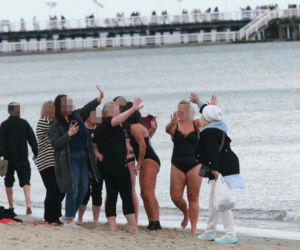 Morsy dorwały Joannę Kurowską na plaży