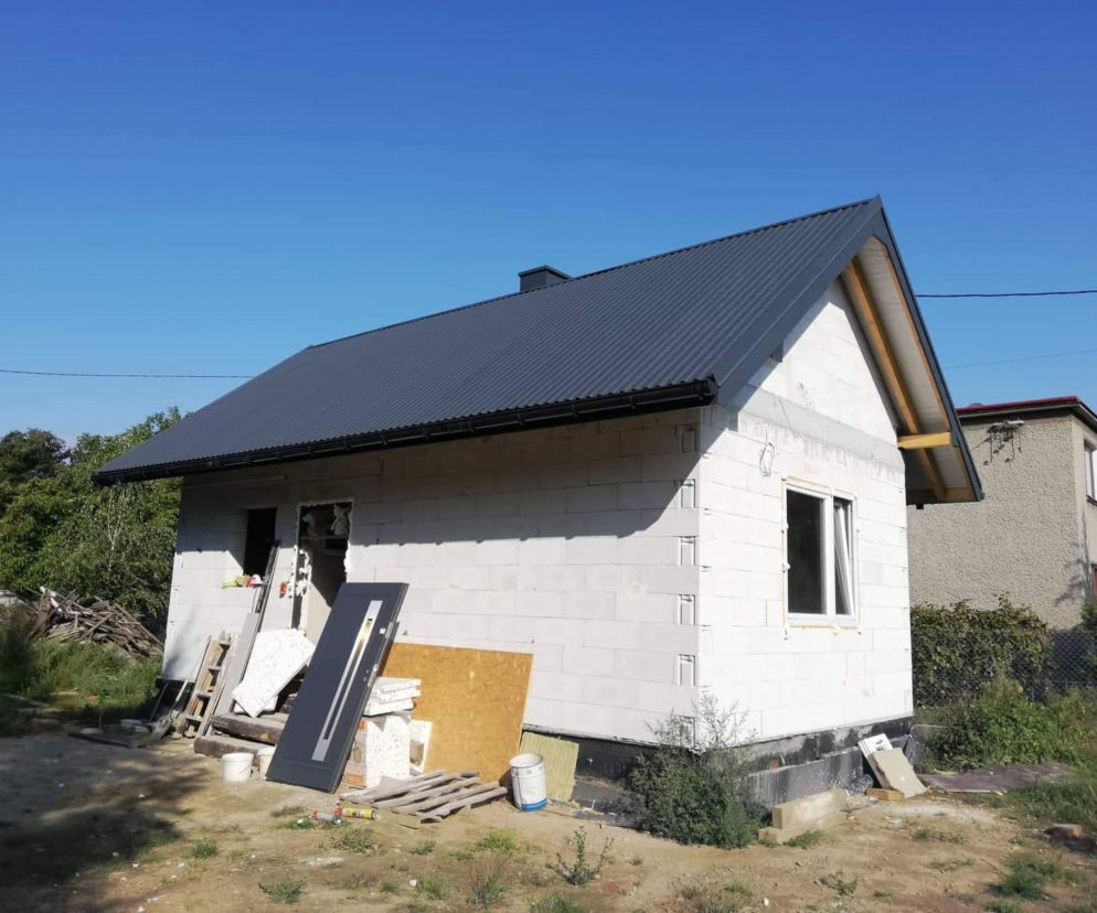 Obudowa domu w Zbylitowskiej Górze