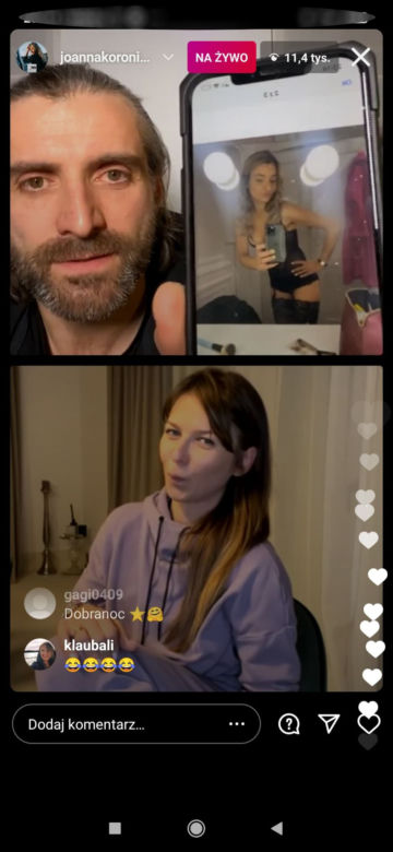 Joanna Koroniewska w bieliźnie
