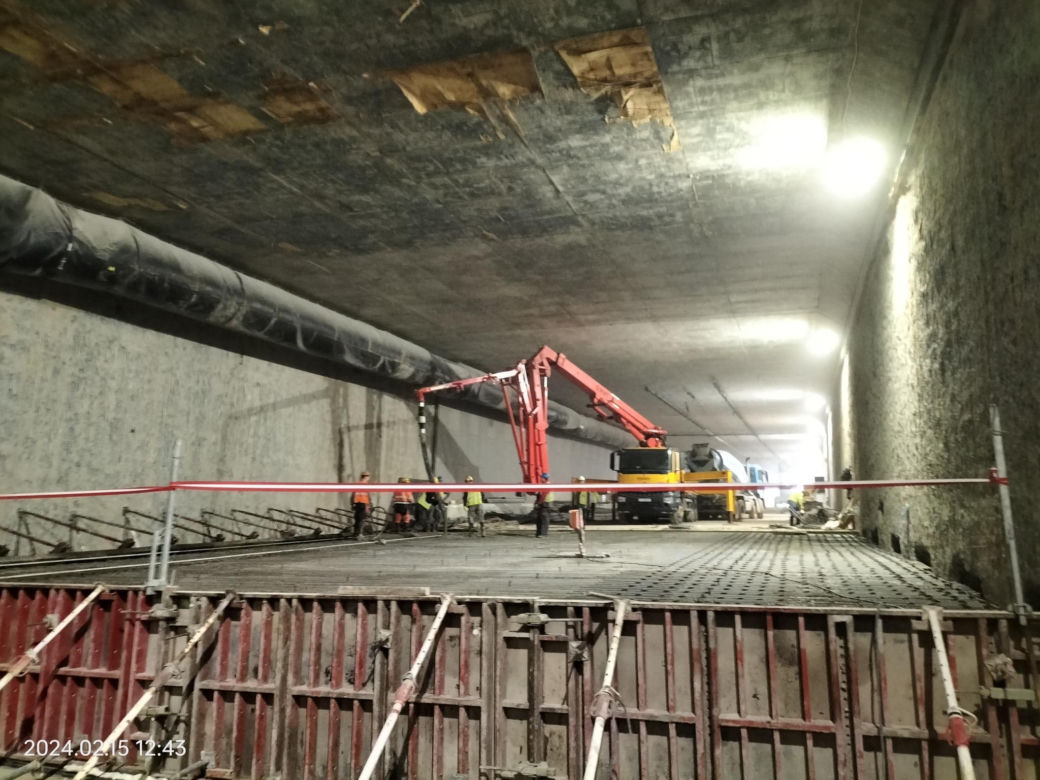 Zakończyła się budowa konstrukcji tunelu w Zielonkach