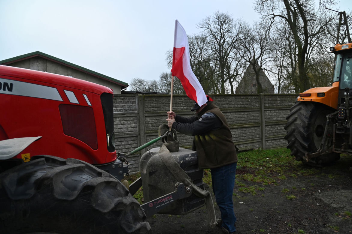 Protesty rolników na drogach województwa zachodniopomorskiego