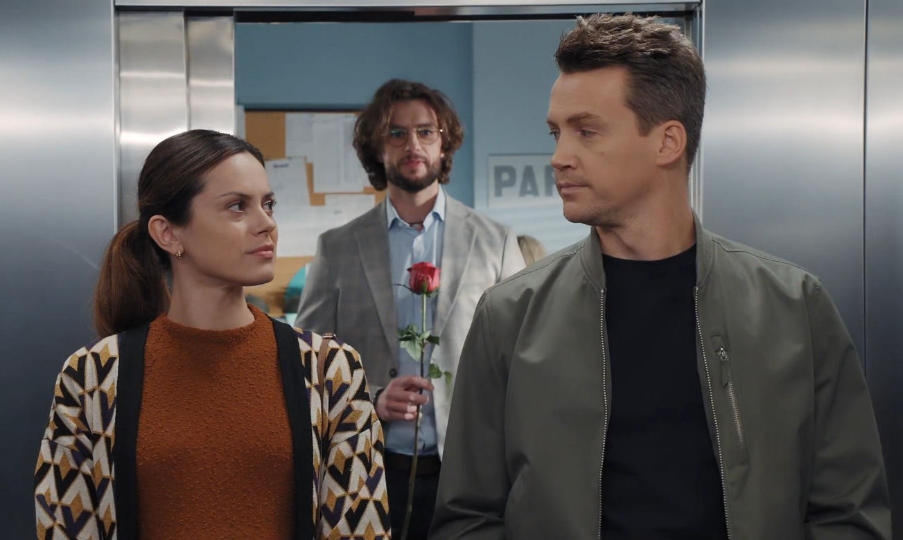 M jak miłość. Kasia (Paulina Lasota), Mariusz (Mateusz Mosiewicz), Jakub (Krzysztof Kwiatkowski)