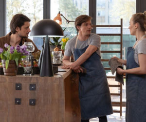 Barwy szczęścia odc. 2110. Tadeusz (Jakub Mróz), Renata (Anna Mrozowska), Radek (Filip Kosior)