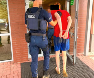 Na terenie posesji w powiecie dębickim funkcjonariusze odkryli kompletną linię produkcyjną, a także ponad 28 kilogramów gotowego mefedronu