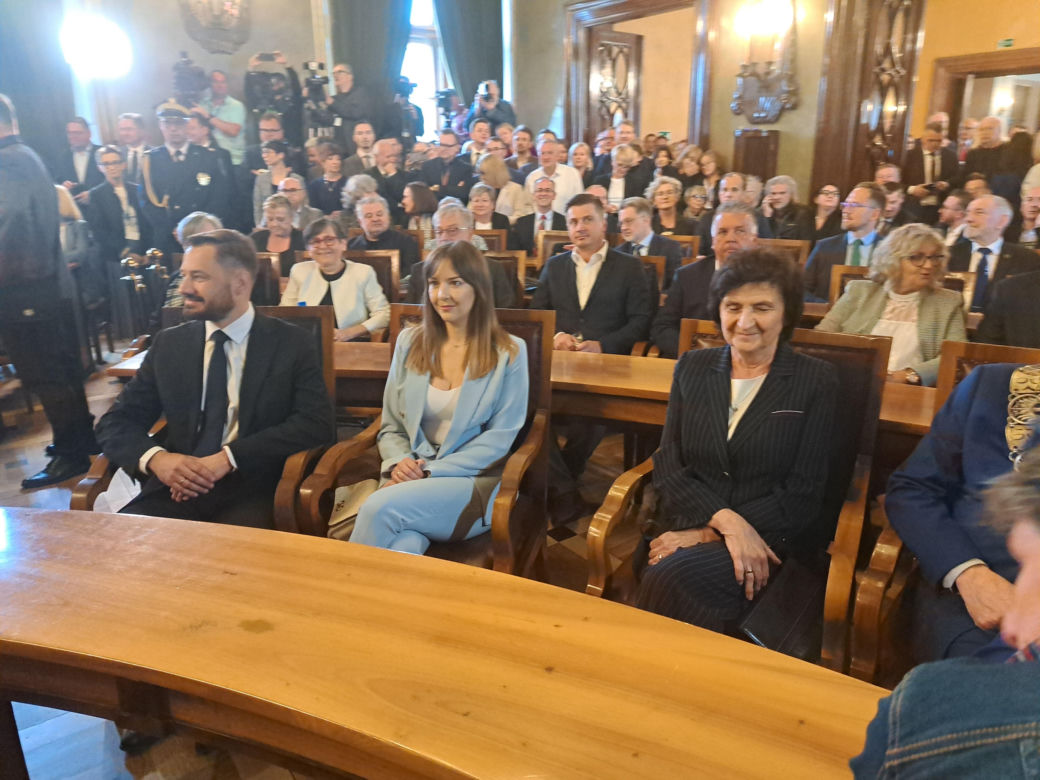 Zaprzysiężenie Aleksandra Miszalskiego na prezydenta miasta Krakowa oraz radnych IX kadencji