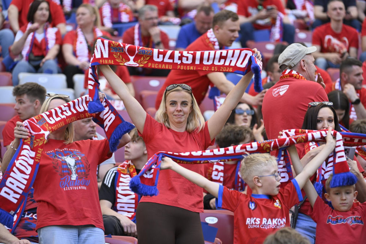 Kibice na finale Pucharu Polski: Górnik - Raków