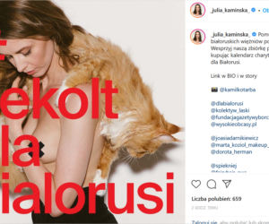 Znane Polki topless dla Białorusi
