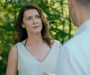 BrzydUla 2, odcinek 157, dziennikarka Lena (Beata Chruścińska), Marek (Filip Bobek)