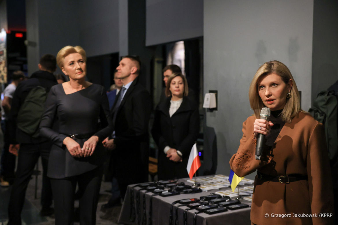 Ołena Zełenska i Agata Duda w Muzeum Powstania Warszawskiego