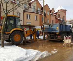 Dwie awarie wodociągowe w Łomży