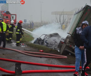 Śmiertelny wypadek pod Głużkiem, okolice Mławy