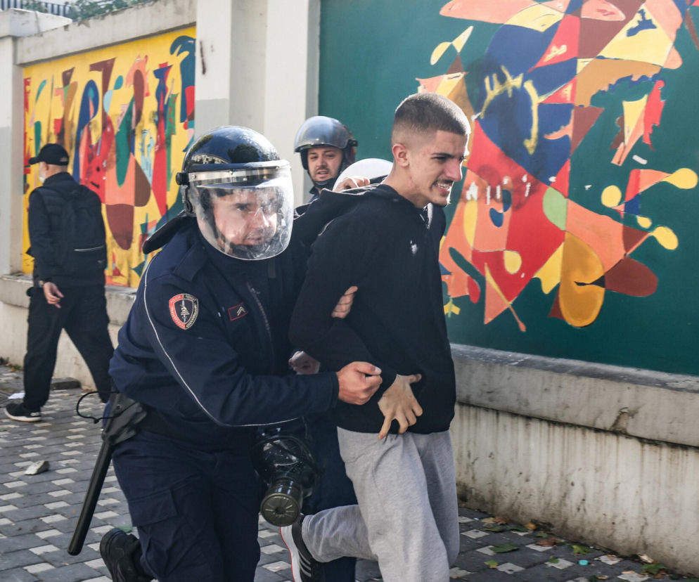 Protesty w Tiranie