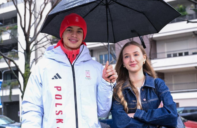 Władimir Semirunnij i jego dziewczyna Klaudia Bielas