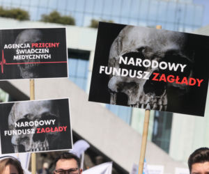 Wielki protest medyków w Warszawie