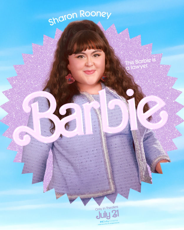 Sharon Rooney jako Barbie prawniczka