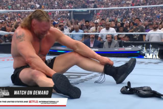 Brock Lesnar we łzach pożegnał się z kibicami