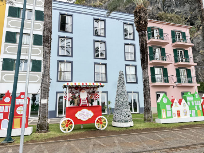 Dekoracje świąteczne w Ponta do Sol
