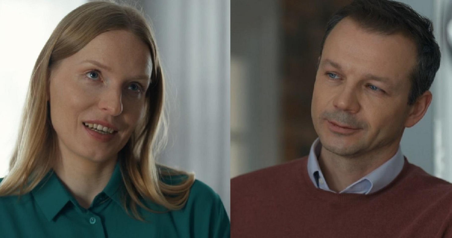 Barwy szczęścia, odcinek 3196. Jagoda (Karolina Rzepa), Bruno (Lesław Żurek)