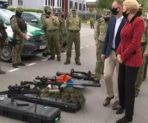 Agata Duda pierwszy raz publicznie pojawiła się po kontuzji kostki