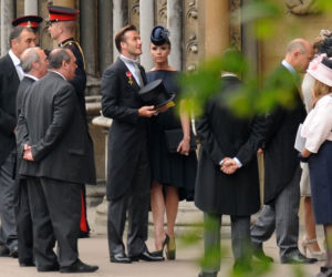 Ślub księcia Williama - David Beckham z żoną