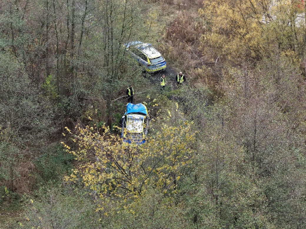 Pościg i wypadek w Pęcicach