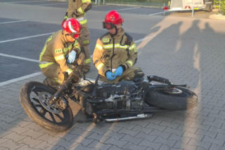 Śmiertelny wypadek motocyklisty