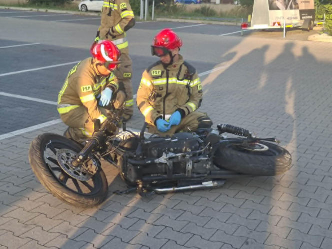 Śmiertelny wypadek motocyklisty