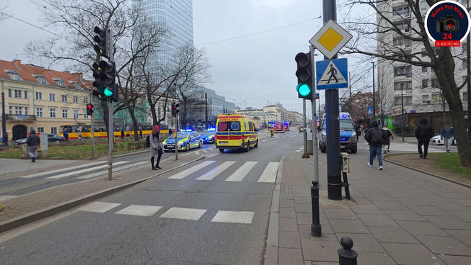 Zderzenie tramwajów i autobusu w Warszawie 18.11.2025