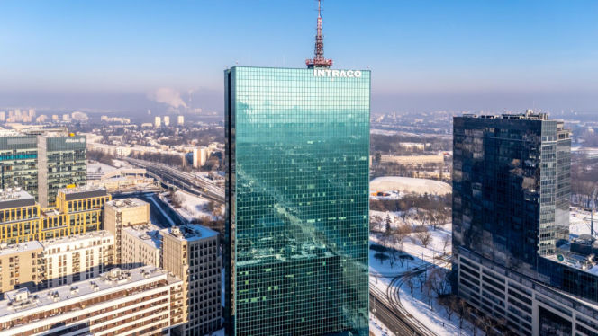 Biurowiec Intraco w styczniu 2026