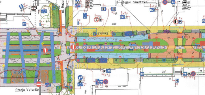 Projekt organizacji ruchu na ul. Kruczej po przebudowie