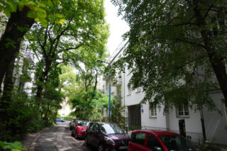 Uliczka Glogera obecnie. Lato 2026