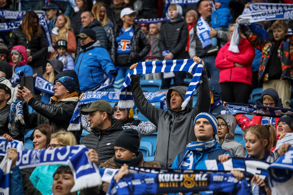 Lech Poznań - Cracovia. Tak bawili się kibice przy Bułgarskiej