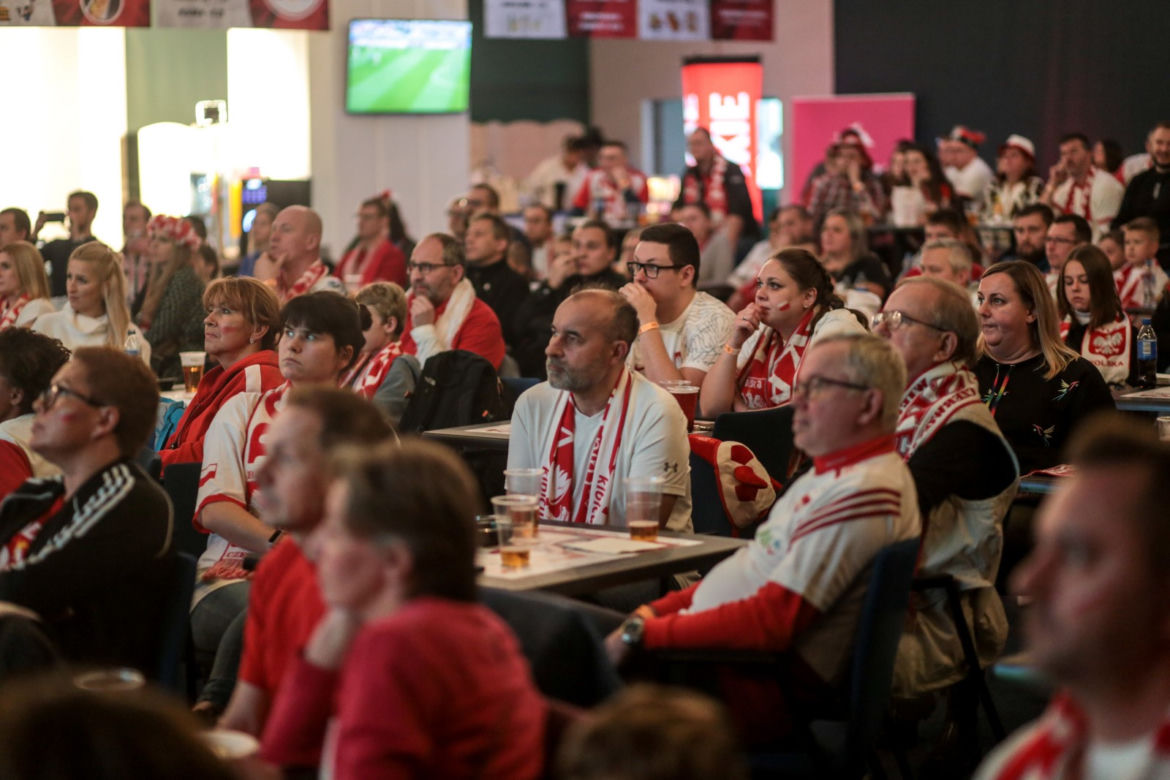 Polska - Arabia Saudyjska w strefie kibica na Stadionie Śląskim