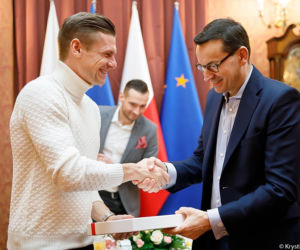 Łukasz Piszczek na śniadaniu z premierem