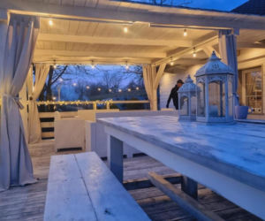 Remont drewnianej chaty w Bełdnie