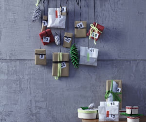 DIY Kalendarz adwentowy  z wieszaka