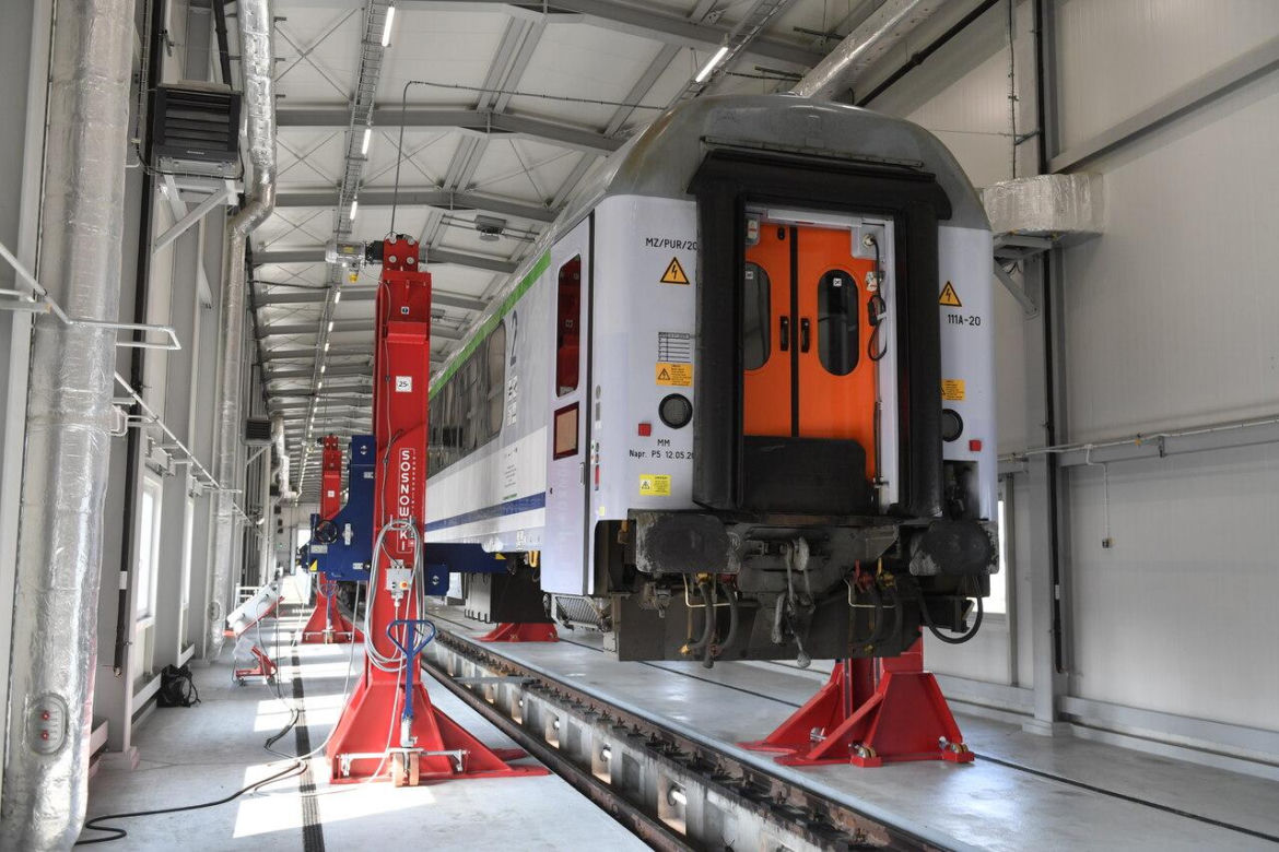 Zmodernizowana bocznica kolejowa PKP Intercity Szczecin Zaleskie Łęgi