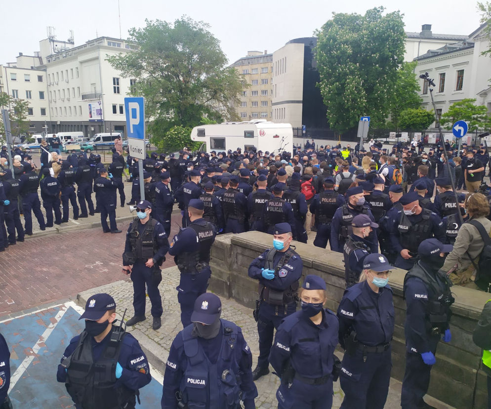 Protest przedsiębiorców w Warszawie