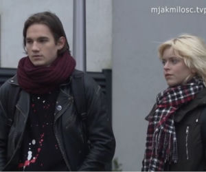 M jak miłość. Jasiek (Stanisław Dusza), Basia (Gabriela Raczyńska)