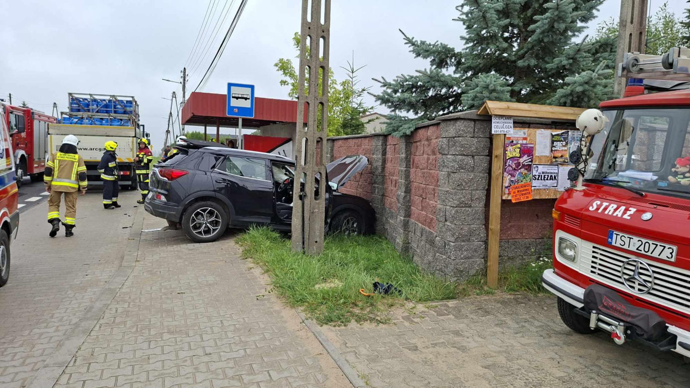 Wypadek w Parszowie
