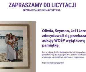 Jarosław Bieniuk z dziećmi i WOŚP