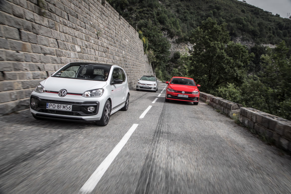 Volkswagen Golf GTI, VW Polo GTI, VW up! GTI