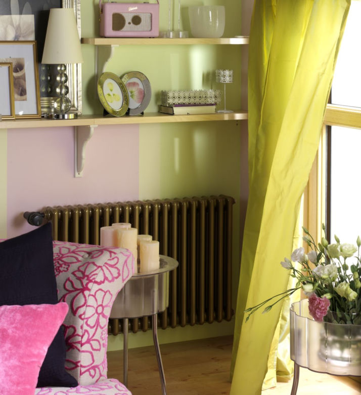 Pastelowy salon