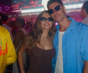 Lewandowscy i Szczęśni na koncercie Bad Bunny'ego