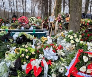 Pogrzeb milionera Karola Kani ze Śląska, który zginął  w katastrofie lotniczej w Pszczynie