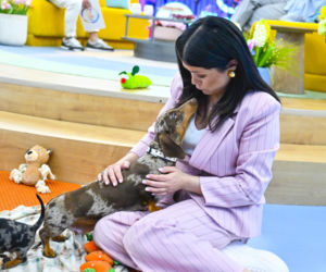 Garnitur Kasi Cichopek idealnie sprawdzi się na Komunię. Ten kolor idealnie wpisuje się w wiosenne trendy