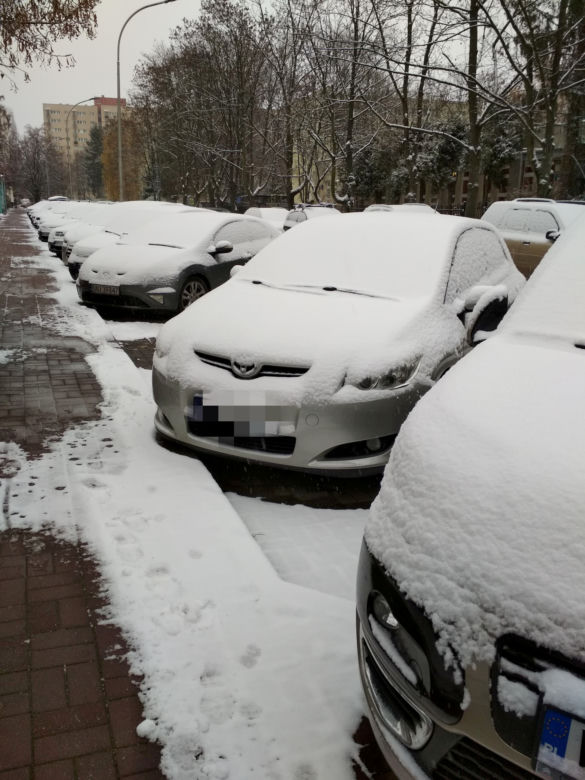 Atak zimy w Warszawie