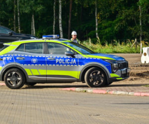Niewybuch w rejonie węzła Kijewo